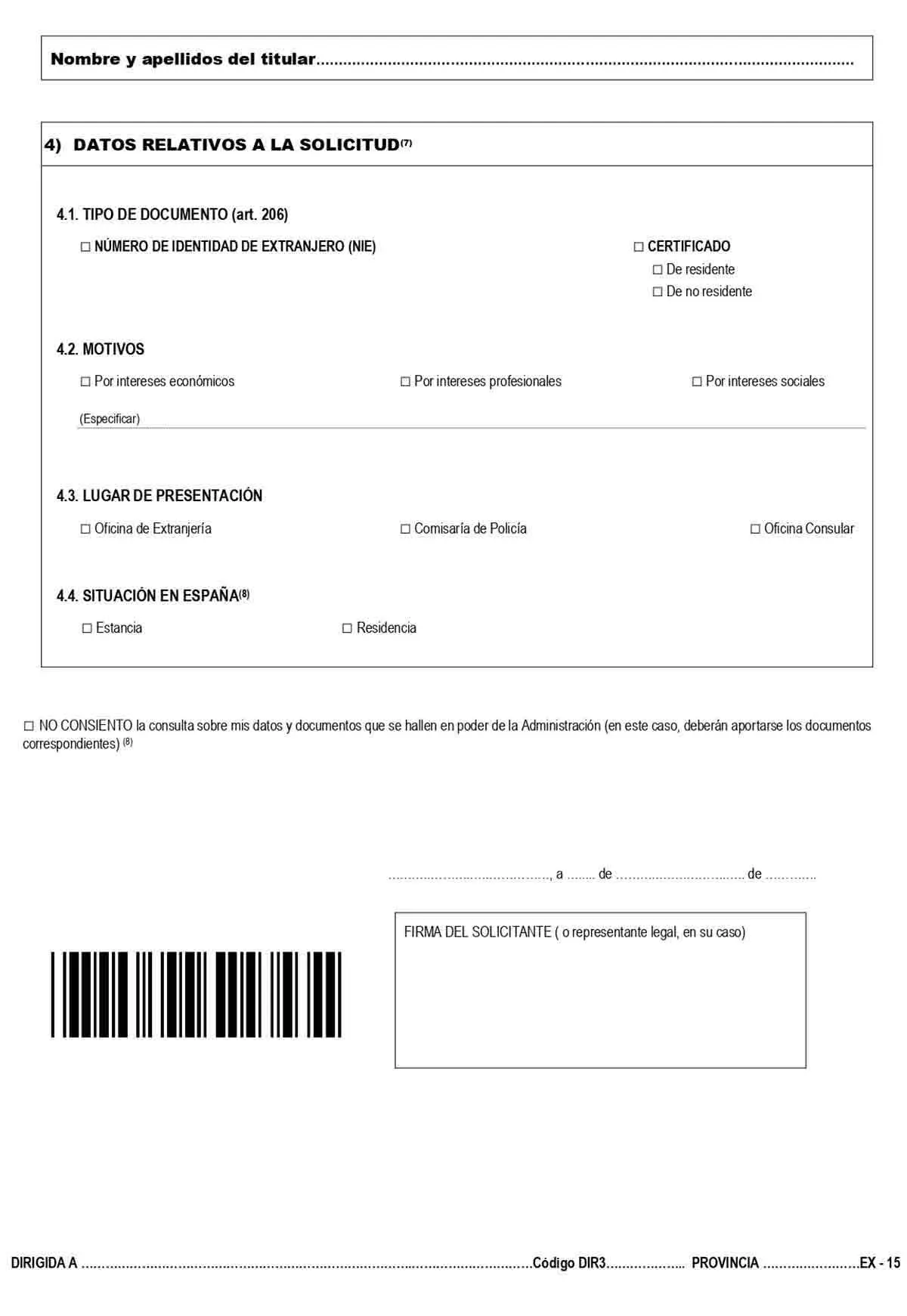 fotocopia de la hoja de filiación para nie - Qué documentos presentar para el NIE