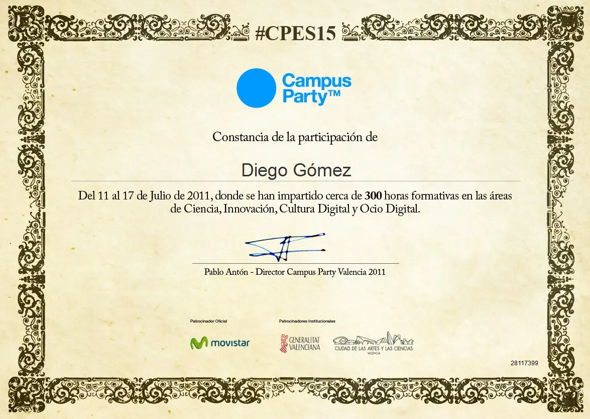 Certificado de Asistencia a Campus en formato HTML - Qué es un certificado por asistencia certficado de asistencia a campus - Qué es un certificado por asistencia